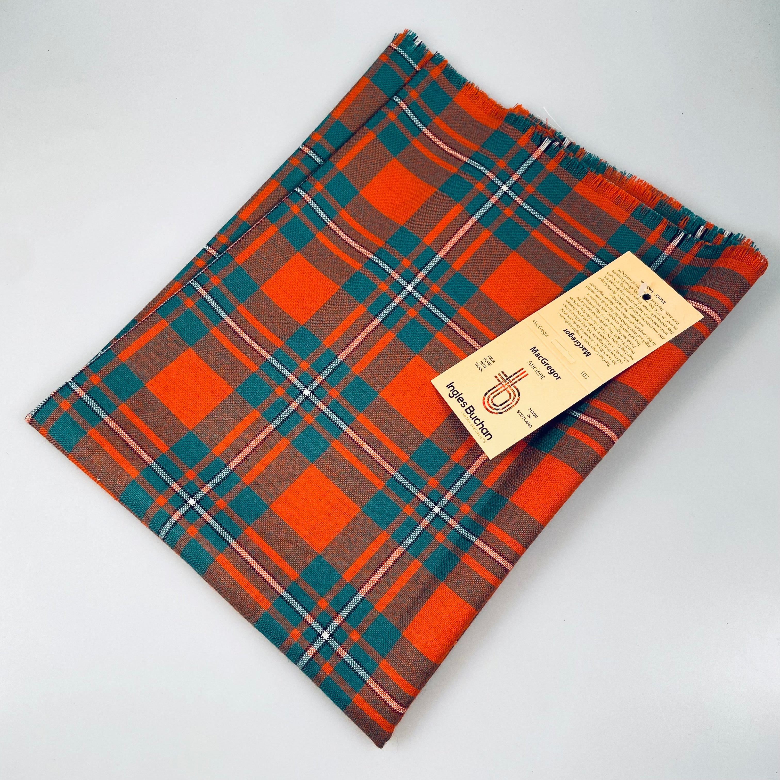 MacGregor Tartan Material and Fabric Swatches