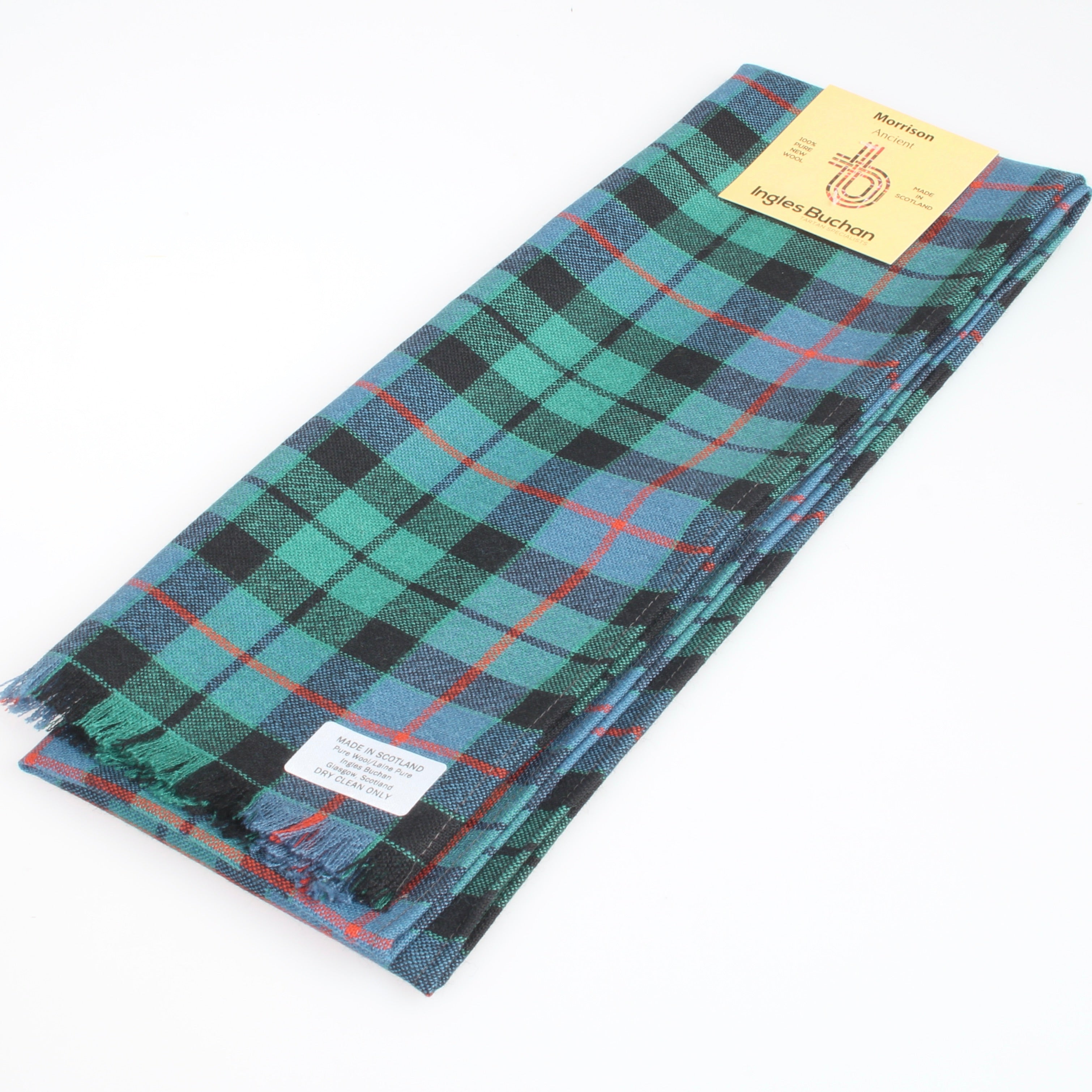 Morrison Green Modern Lightweight Tartan Fabric