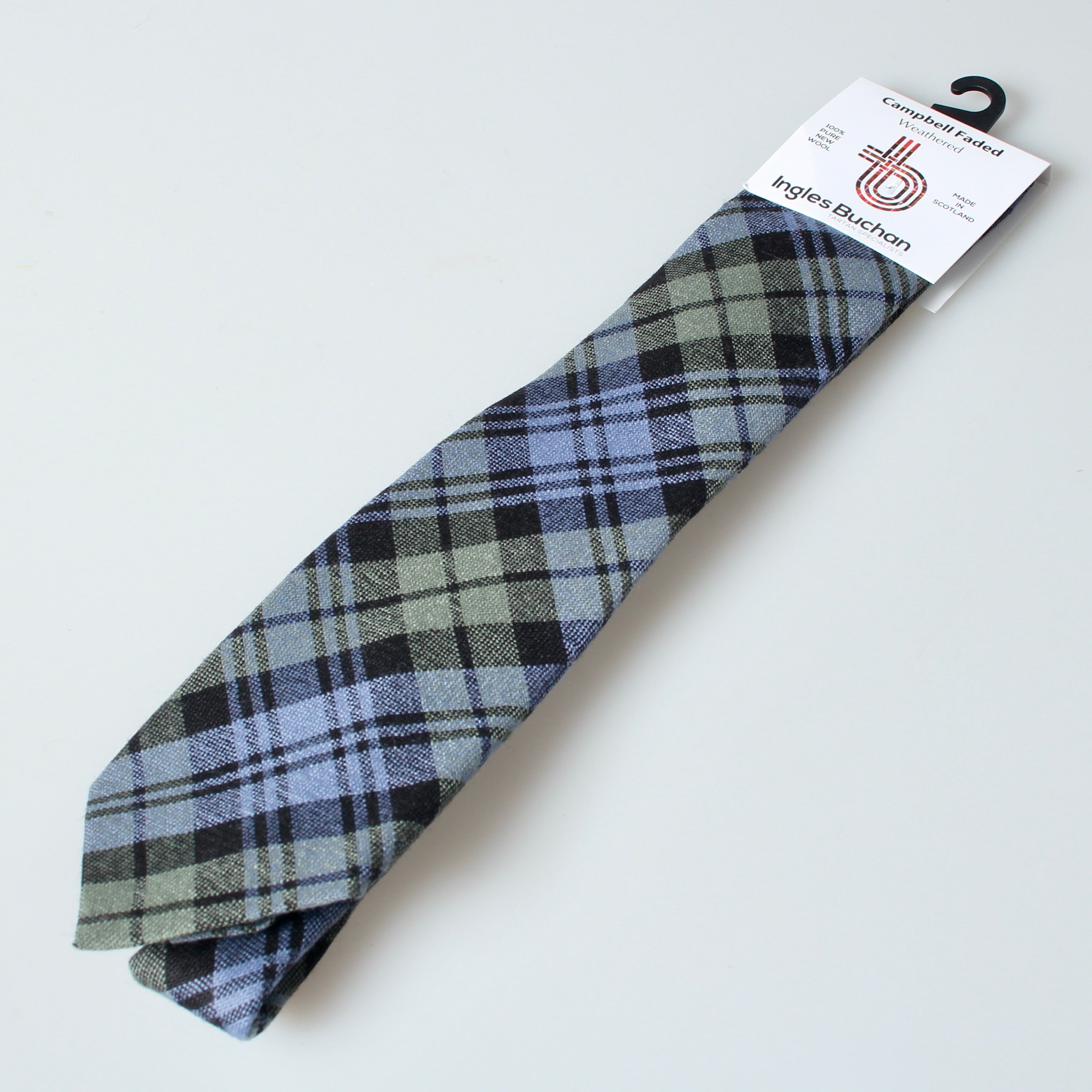 Pure Wool Tie In Campbell Tartan