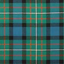 Heavyweight Tartan Material 16oz Wool 'Strome'