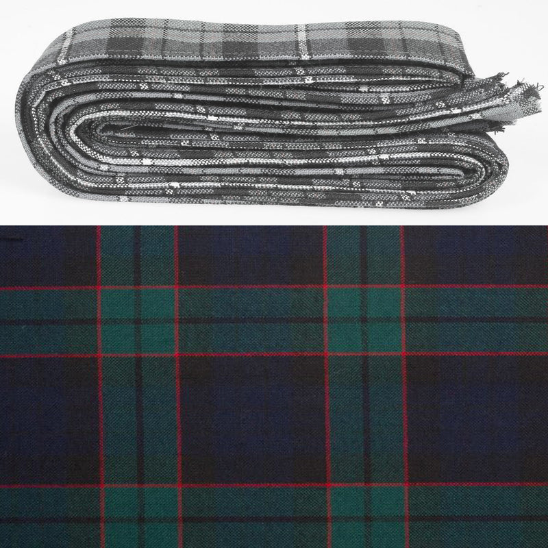 Wool Strip Ribbon in Fletcher Modern Tartan - 5 Strips, Choose your Width