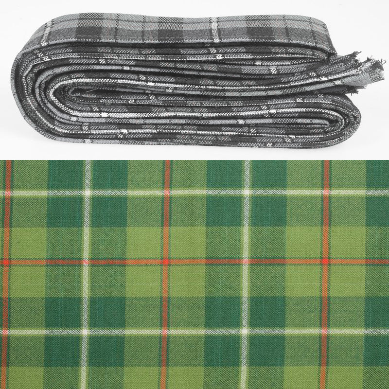 Wool Strip Ribbon in Galloway Hunting Tartan - 5 Strips, Choose your Width