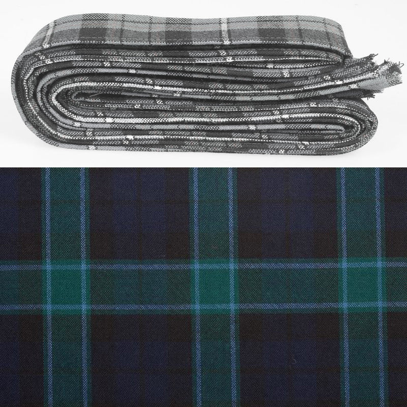 Wool Strip Ribbon in Graham of Menteith Modern Tartan - 5 Strips, Choose your Width