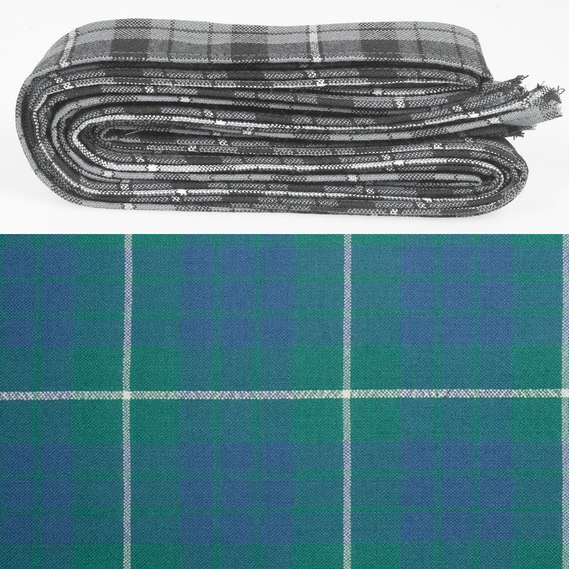 Wool Strip Ribbon in Hamilton Hunting Ancient Tartan - 5 Strips, Choose your Width