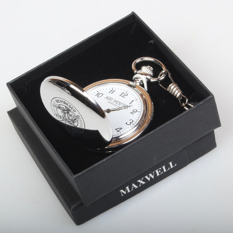 Maxwell Clan Crest Engraved Pocket Watch