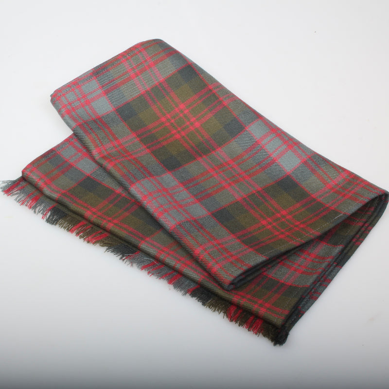 Luxury Lightweight Scarf in MacDonald Weathered Tartan