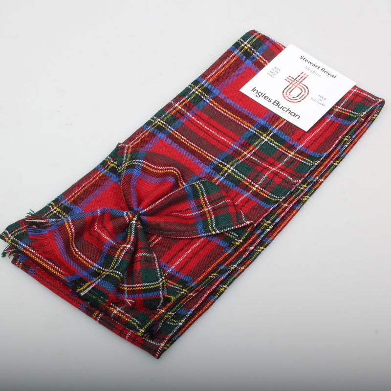 Wool Mini Sash in Stewart Royal Modern Tartan