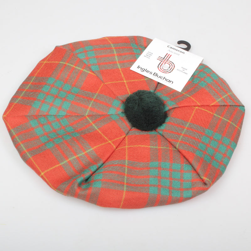 Cameron Ancient Wool Tartan Tam