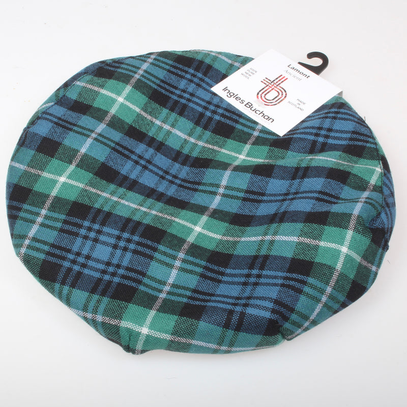 Pure Wool Golf Cap in Lamont Ancient Tartan