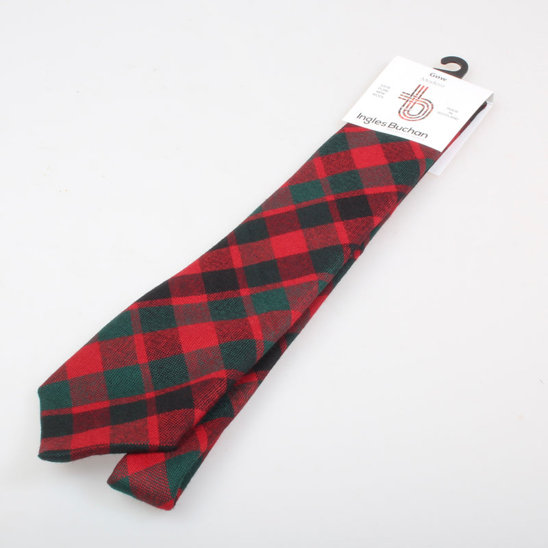 Pure Wool Tie in Gow Modern Tartan