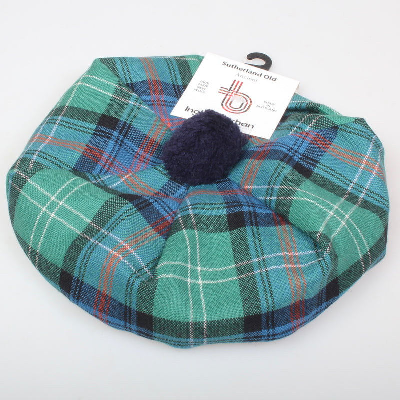 Sutherland Old Ancient Wool Tartan Tam