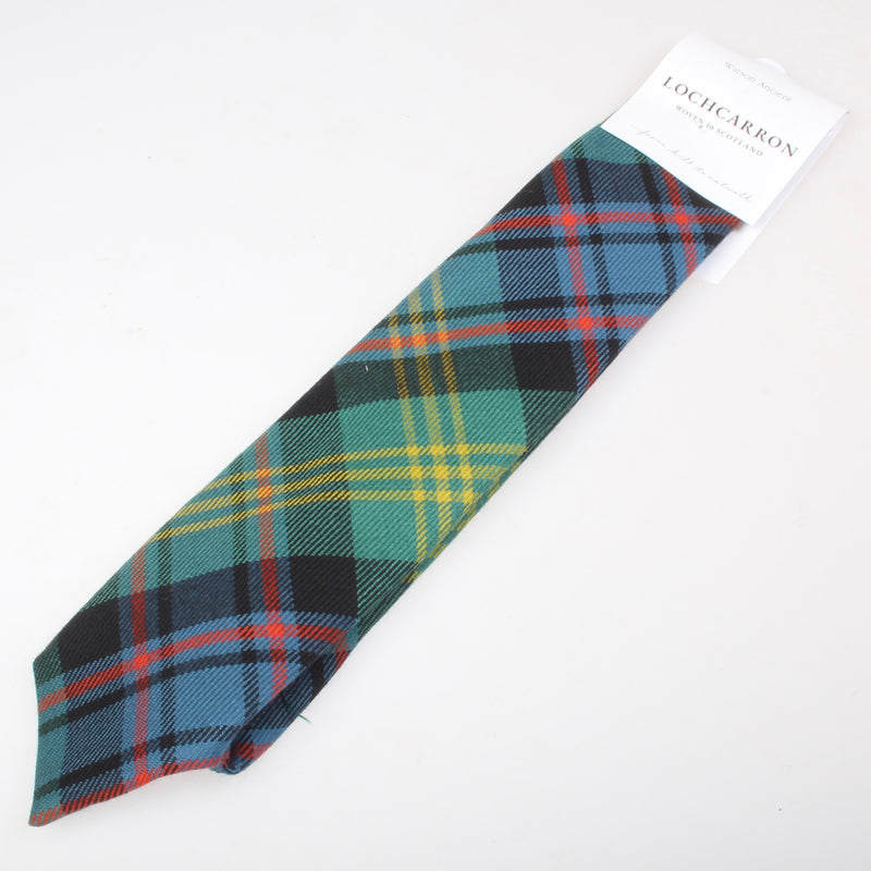 Luxury Pure Wool Tie in Watson Ancient Tartan