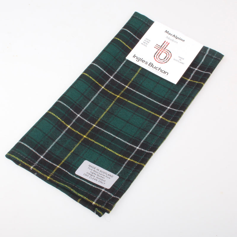 Wool Tartan Pocket Square in MacAlpine Modern Tartan