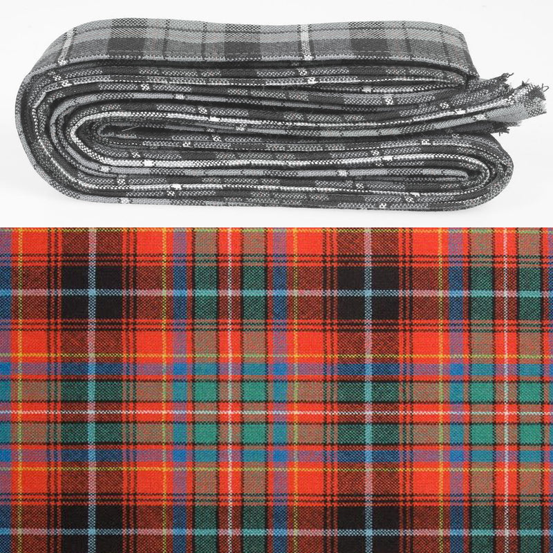 Wool Strip Ribbon in Innes Ancient Tartan - 5 Strips, Choose your Width