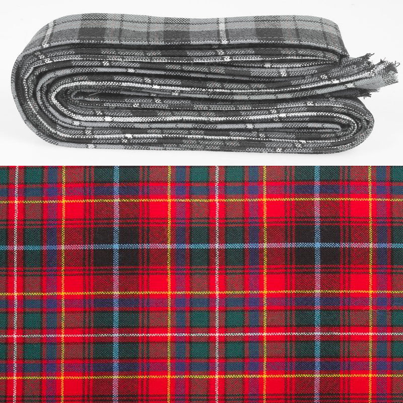 Wool Strip Ribbon in Innes Modern Tartan - 5 Strips, Choose your Width