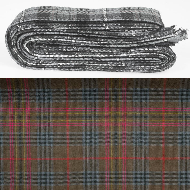 Wool Strip Ribbon in Kennedy Weathered Tartan - 5 Strips, Choose your Width