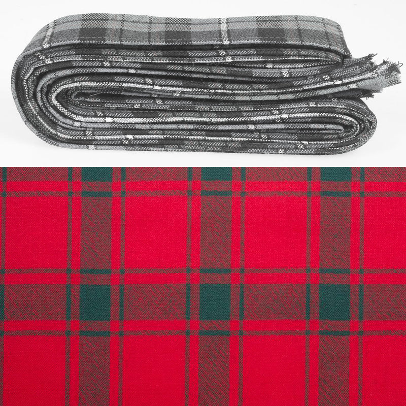 Wool Strip Ribbon in MacDonald of Sleat Modern Tartan - 5 Strips, Choose your Width