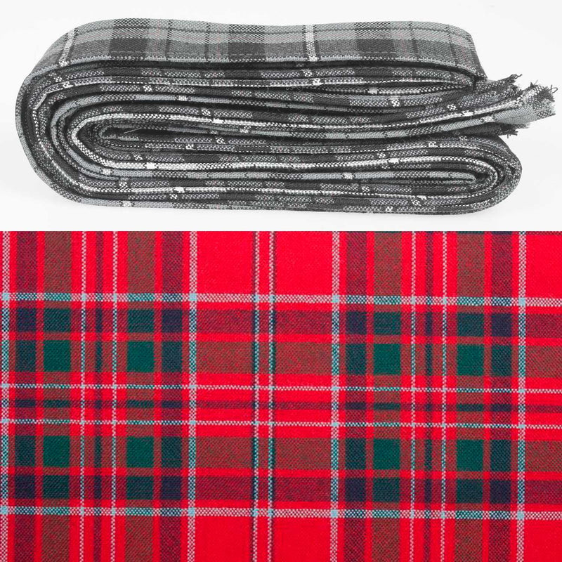 Wool Strip Ribbon in MacGillivray Modern Tartan - 5 Strips, Choose your Width