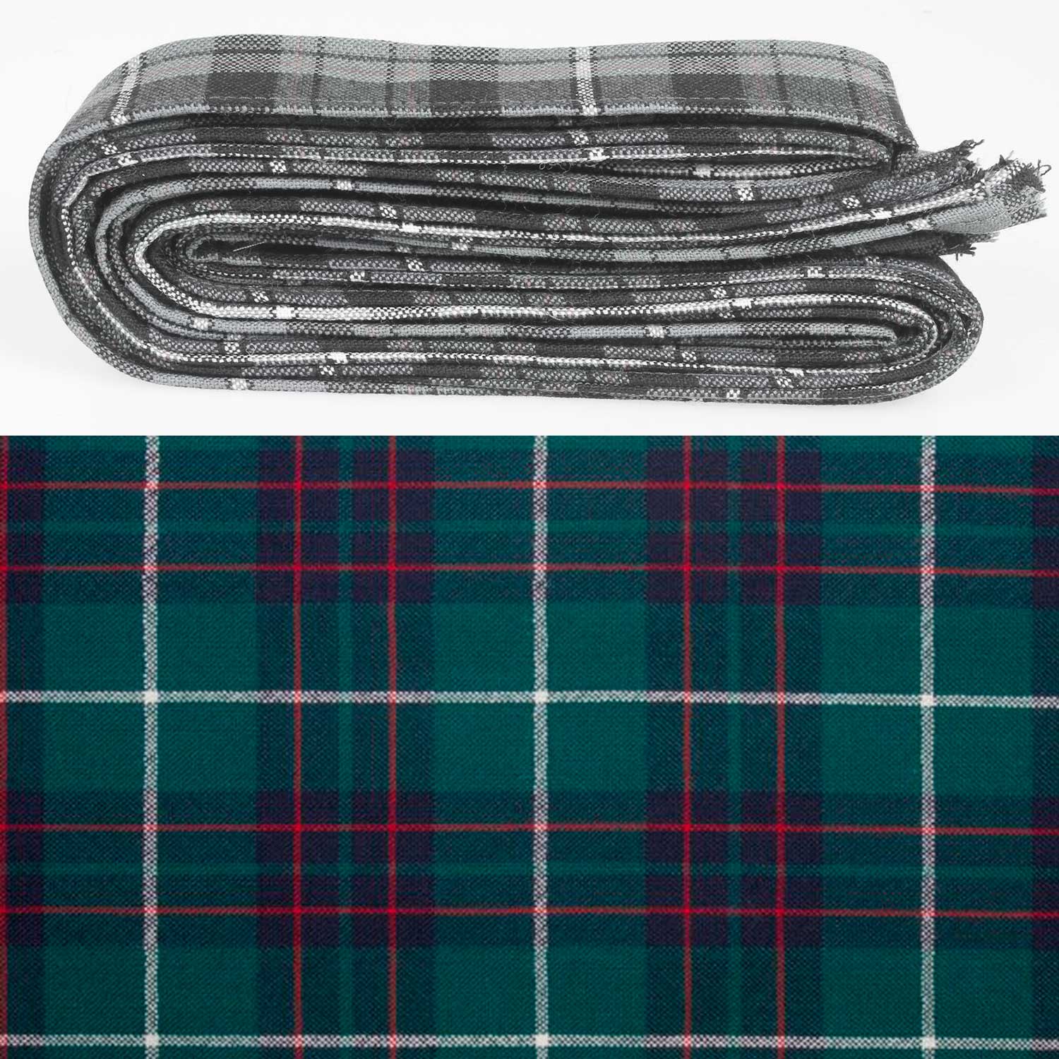 Wool Strip Ribbon in MacIntyre Hunting Modern Tartan - 5 Strips, Choos