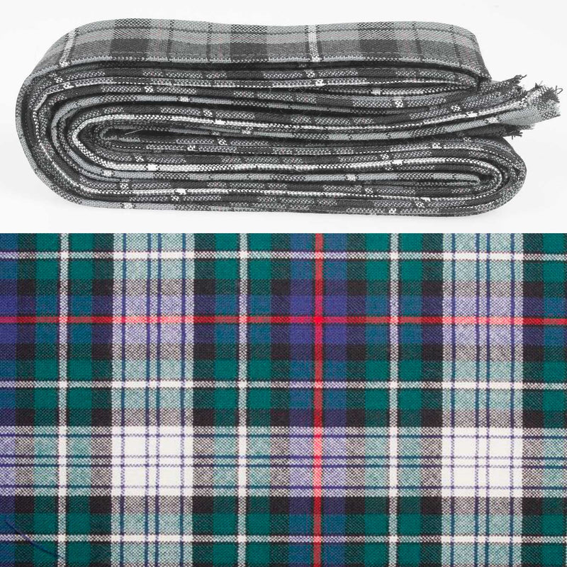 Wool Strip Ribbon in MacKenzie Dress Modern Tartan - 5 Strips, Choose your Width