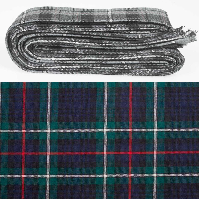 Wool Strip Ribbon in MacKenzie Modern Tartan - 5 Strips, Choose your Width