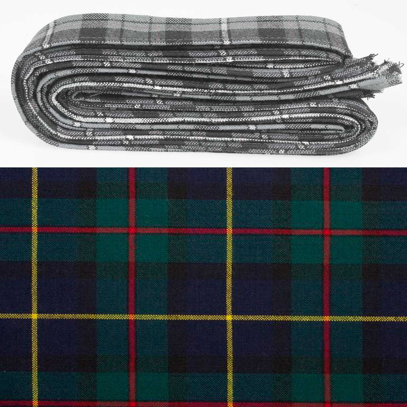 Wool Strip Ribbon in MacLeod of Harris Modern Tartan - 5 Strips, Choose your Width