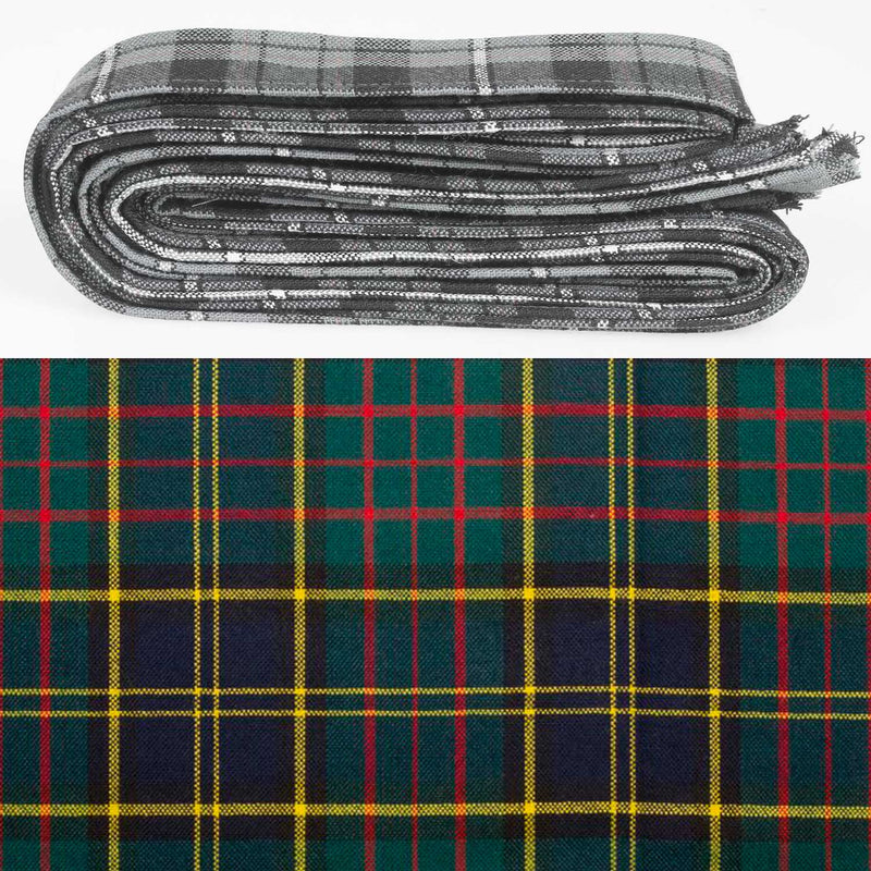 Wool Strip Ribbon in MacMillan Hunting Modern Tartan - 5 Strips, Choose your Width