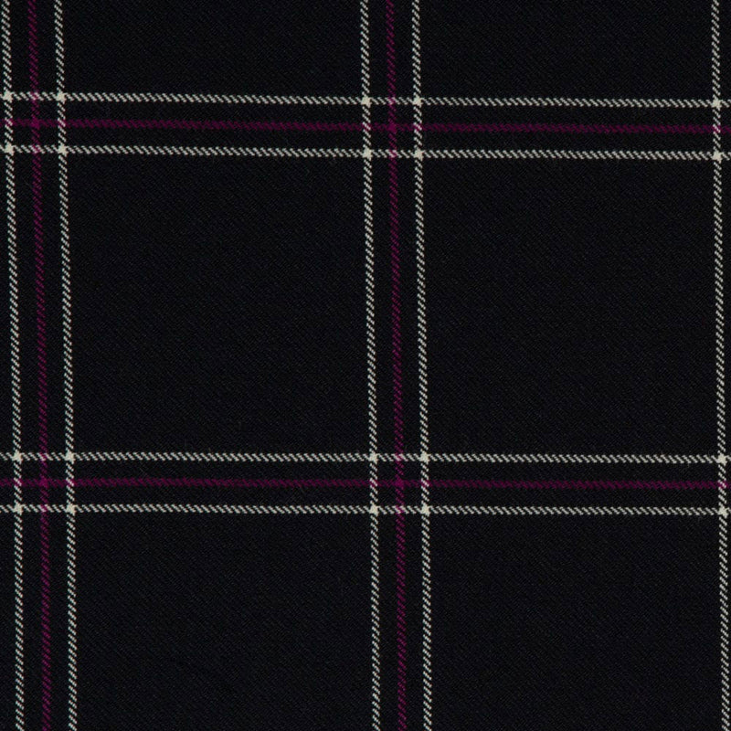 Dark Hebridean Purple - medium weight  tartan - sold by the meter