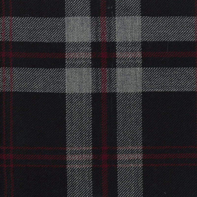 Dark Island Granite - medium weight  tartan - sold by the meter