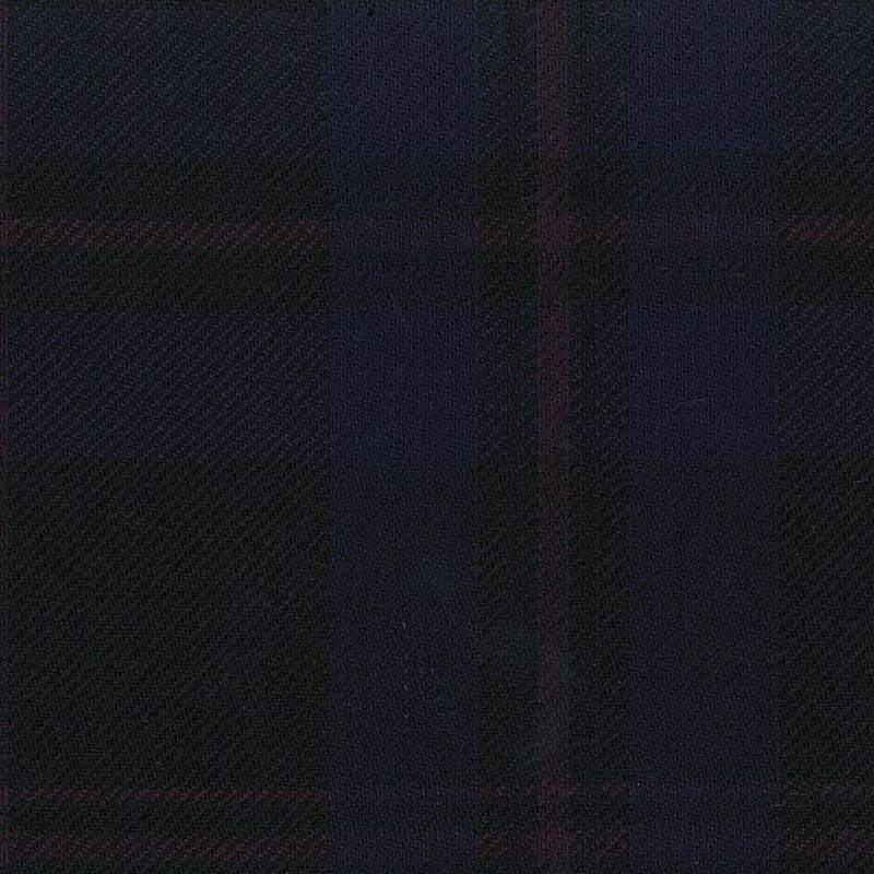 Dark Island Heather - medium weight  tartan - sold by the meter