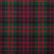 Lightweight Tartan Material 10oz Wool