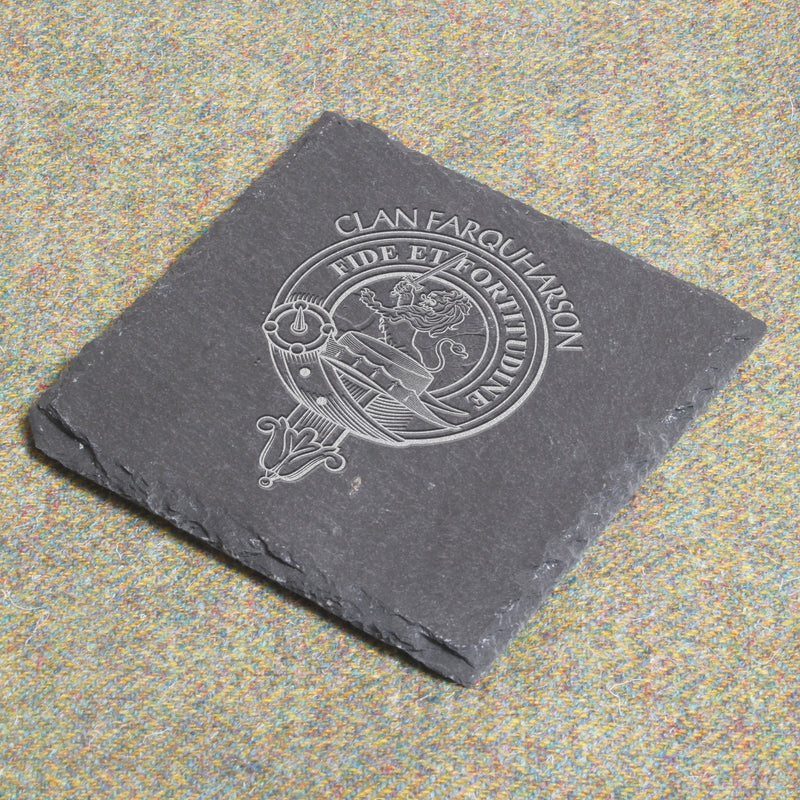 Farquharson Clan Crest Slate Coaster