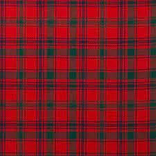 Heavyweight Tartan Material 16oz Wool 'Strome'