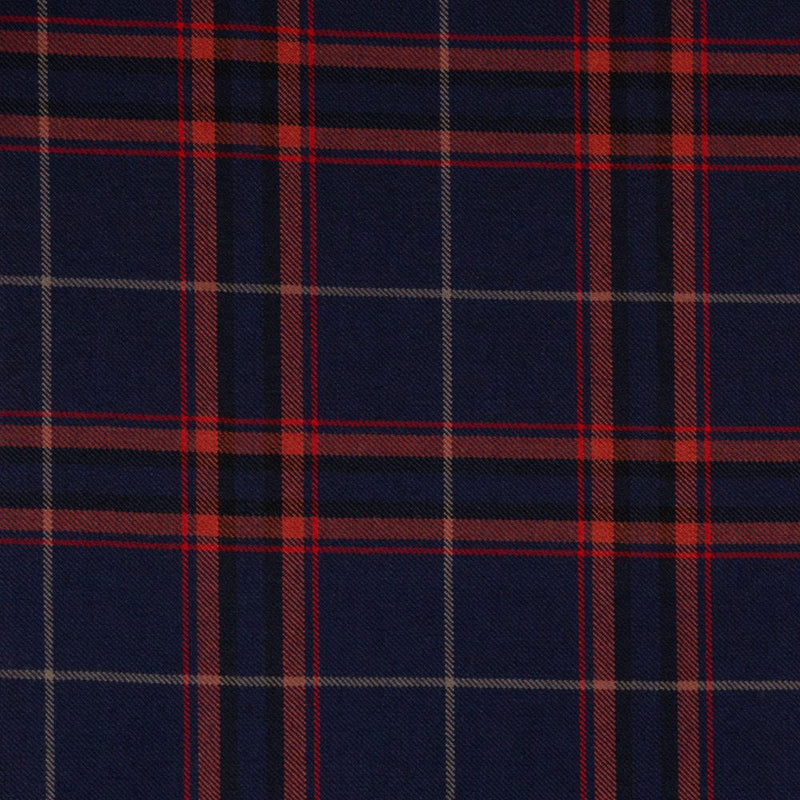 Gaelic Fire - medium weight  tartan - sold by the meter