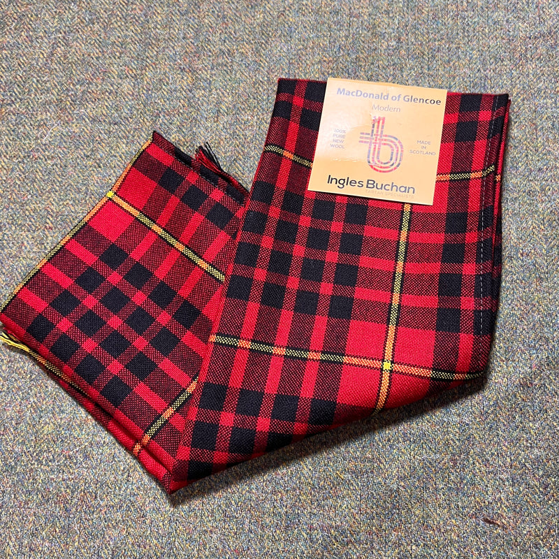 Wool Scarf in MacDonald of Glencoe Tartan