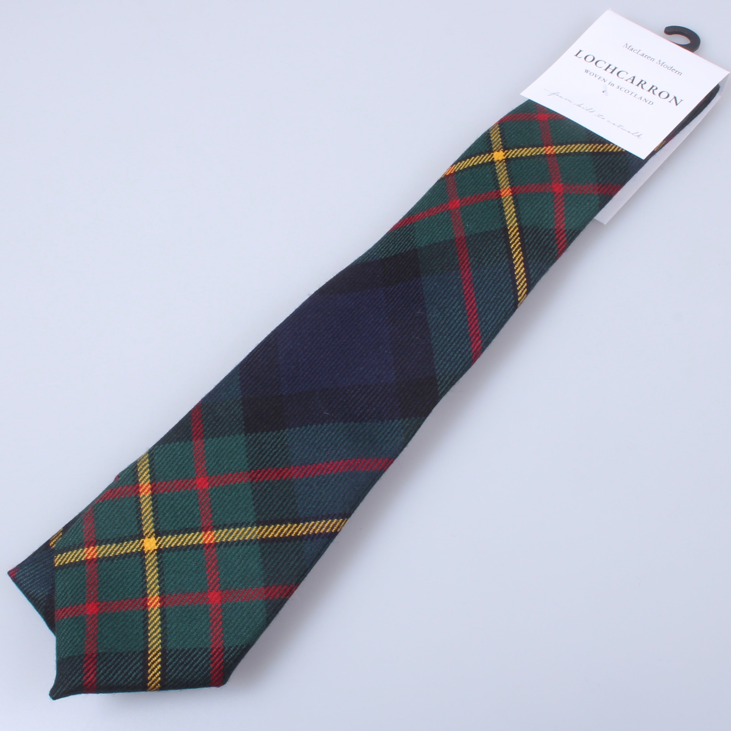 Luxury Pure Wool Tie in MacLaren Tartan