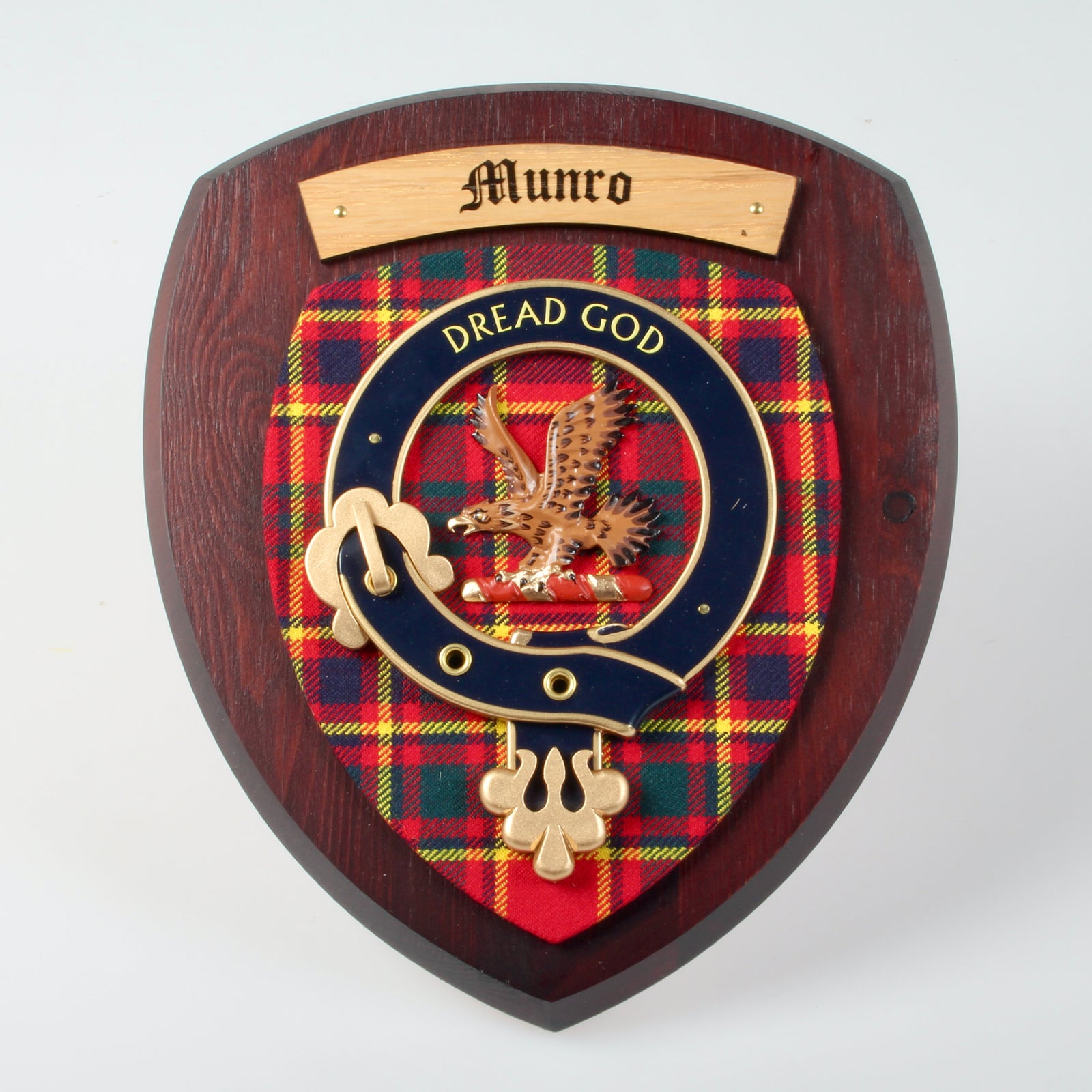 Munro Clan Crest Plaque - Scottish Handmade Art