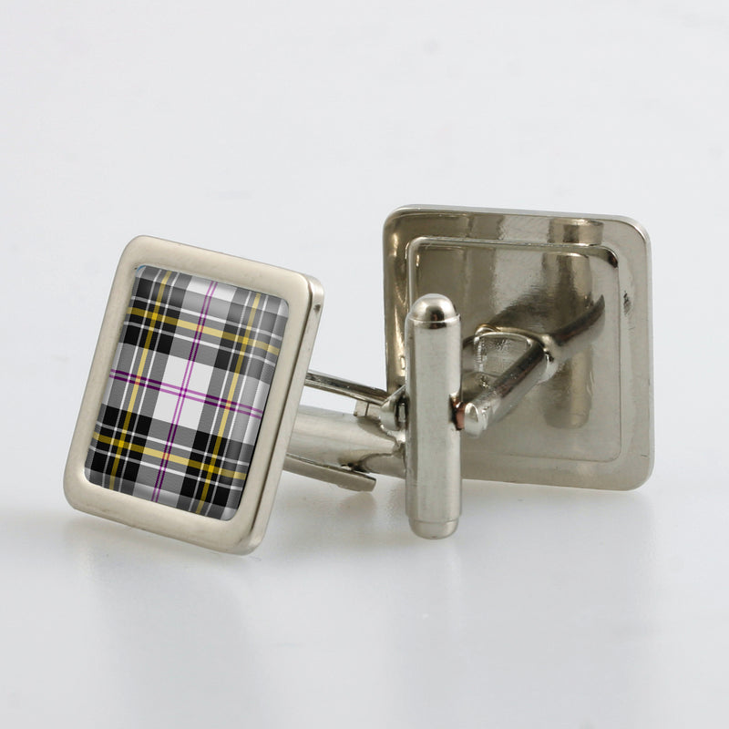 MacPherson Dress Tartan Cufflinks - Choose Your Shape.