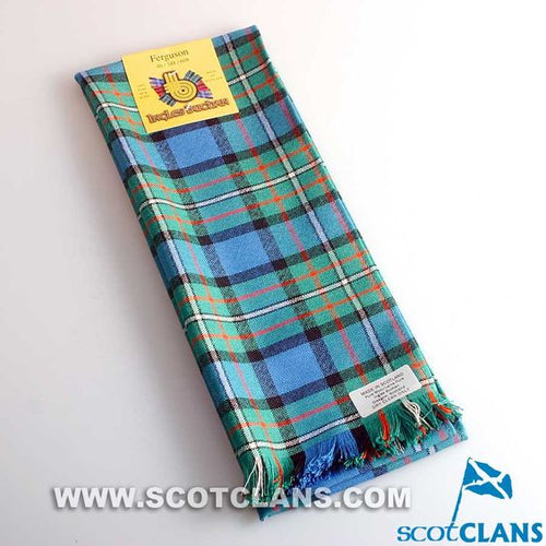 Tartanforlife authentic Ferguson Clan Badge Tartan Blanket