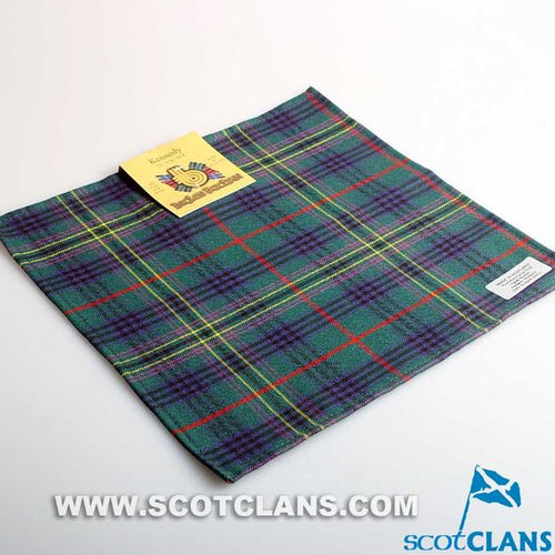 Tartanforlife Kennedy 2024 Clan Badge Tartan Blanket