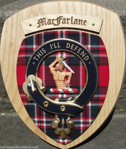 MacFarlane ScottishtClan Crest Badge Tankard outlet