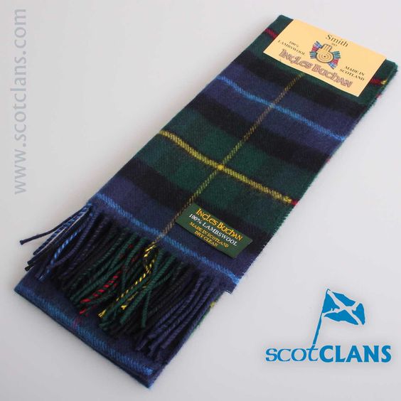 Lambswool Scarf in Smith Modern Tartan