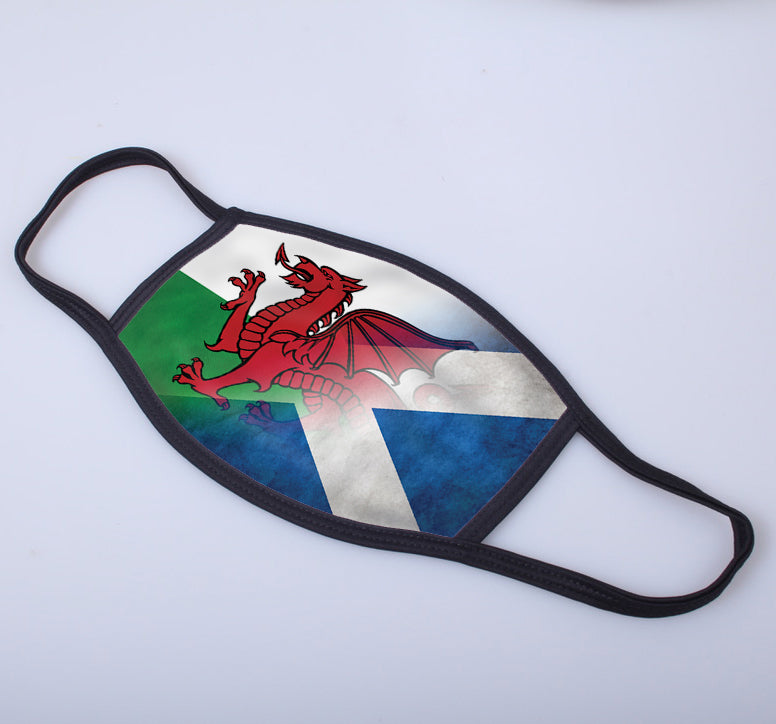 Wales Scotland Face Mask