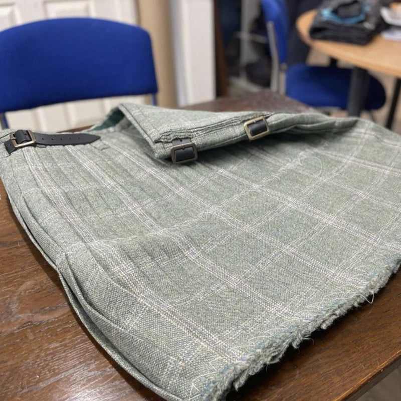 Woodpecker Tweed Hand Stitched Kilt